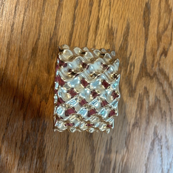 Sterling Silver Cuff Made in Israel - Picture 6 of 6